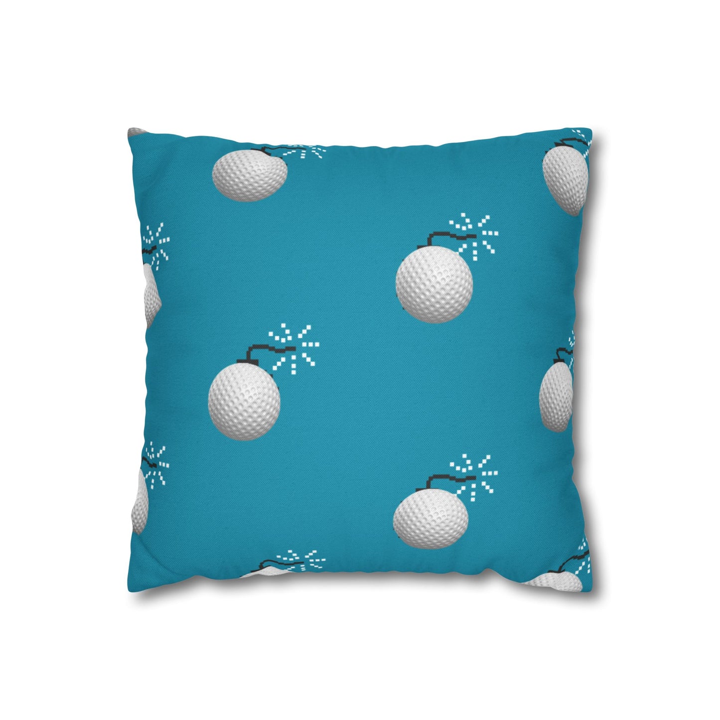 Fun Golf Bomb Patterned Pillowcase, Decorative Cushion Cover, Perfect for Sports Lovers, Home Decor, Gift for Golfers