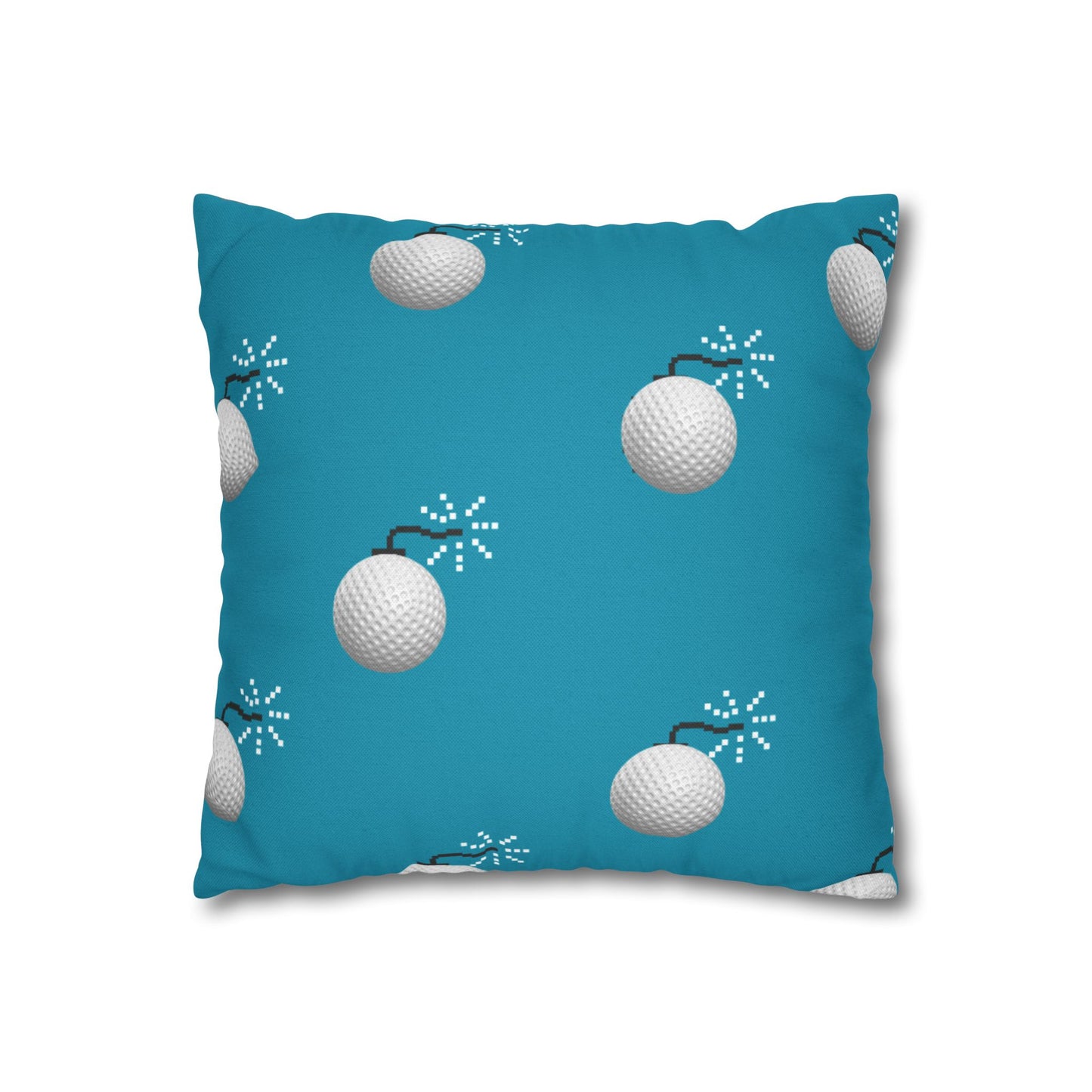 Fun Golf Bomb Patterned Pillowcase, Decorative Cushion Cover, Perfect for Sports Lovers, Home Decor, Gift for Golfers