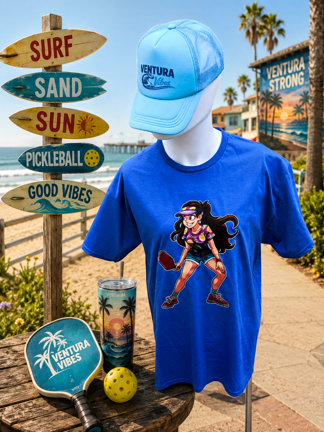 Eager Player Royal Blue Tee Shirt