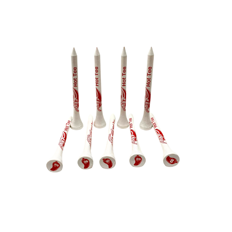 Red Hot Tees (Set of Golf Tees 50)