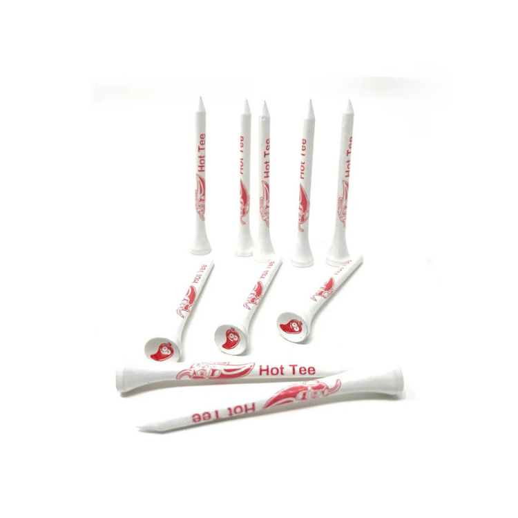 Red Hot Tees (Set of Golf Tees 50)