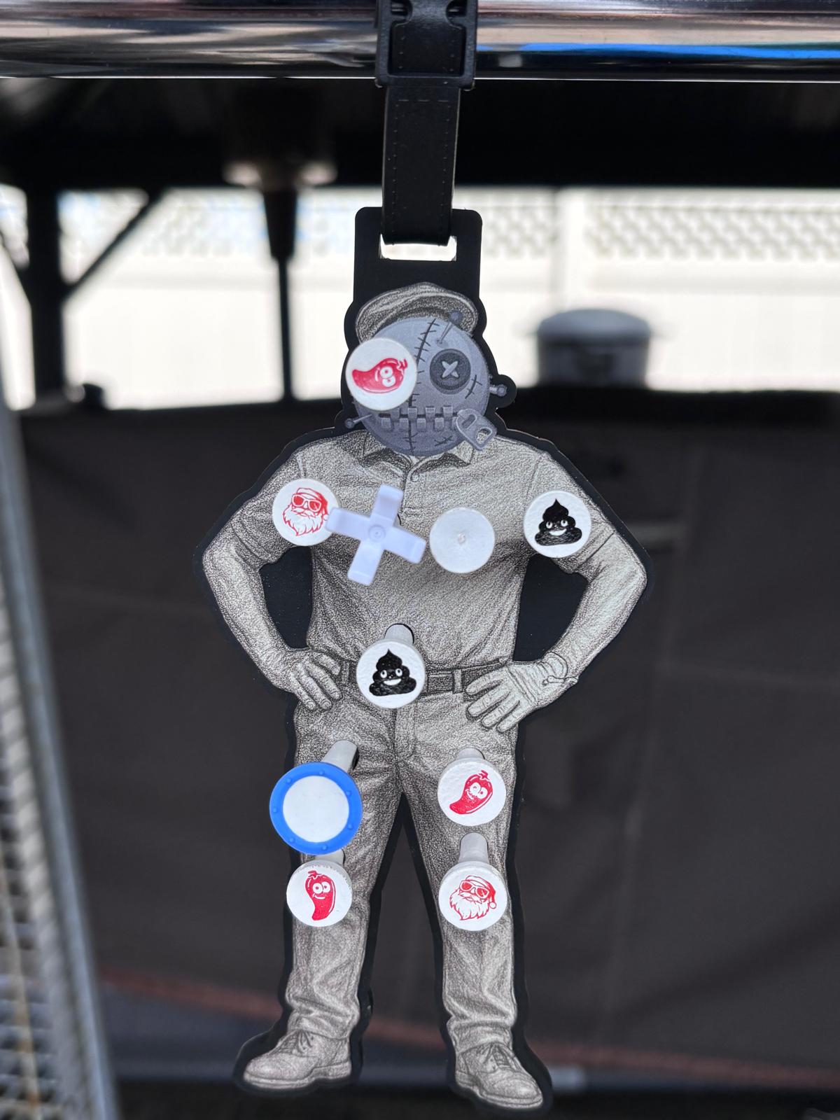 Voodoo Golfer Tee Holder