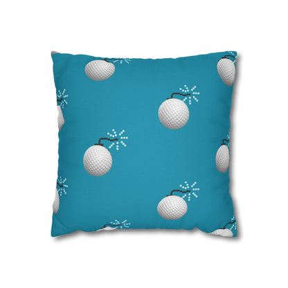 Fun Golf Bomb Patterned Pillowcase, Decorative Cushion Cover, Perfect for Sports Lovers, Home Decor, Gift for Golfers