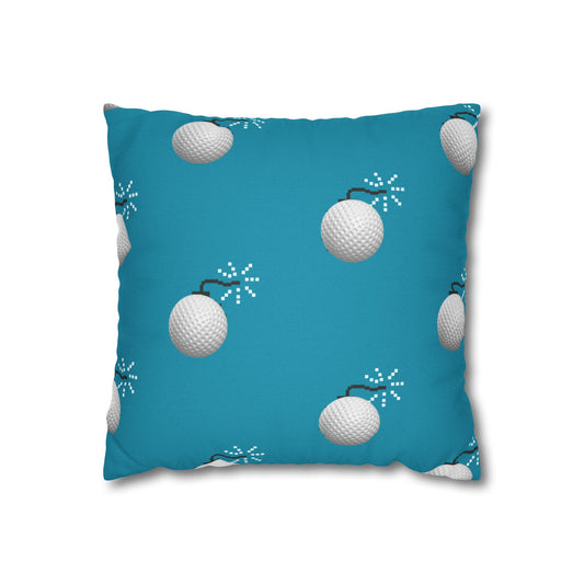 Fun Golf Bomb Patterned Pillowcase, Decorative Cushion Cover, Perfect for Sports Lovers, Home Decor, Gift for Golfers