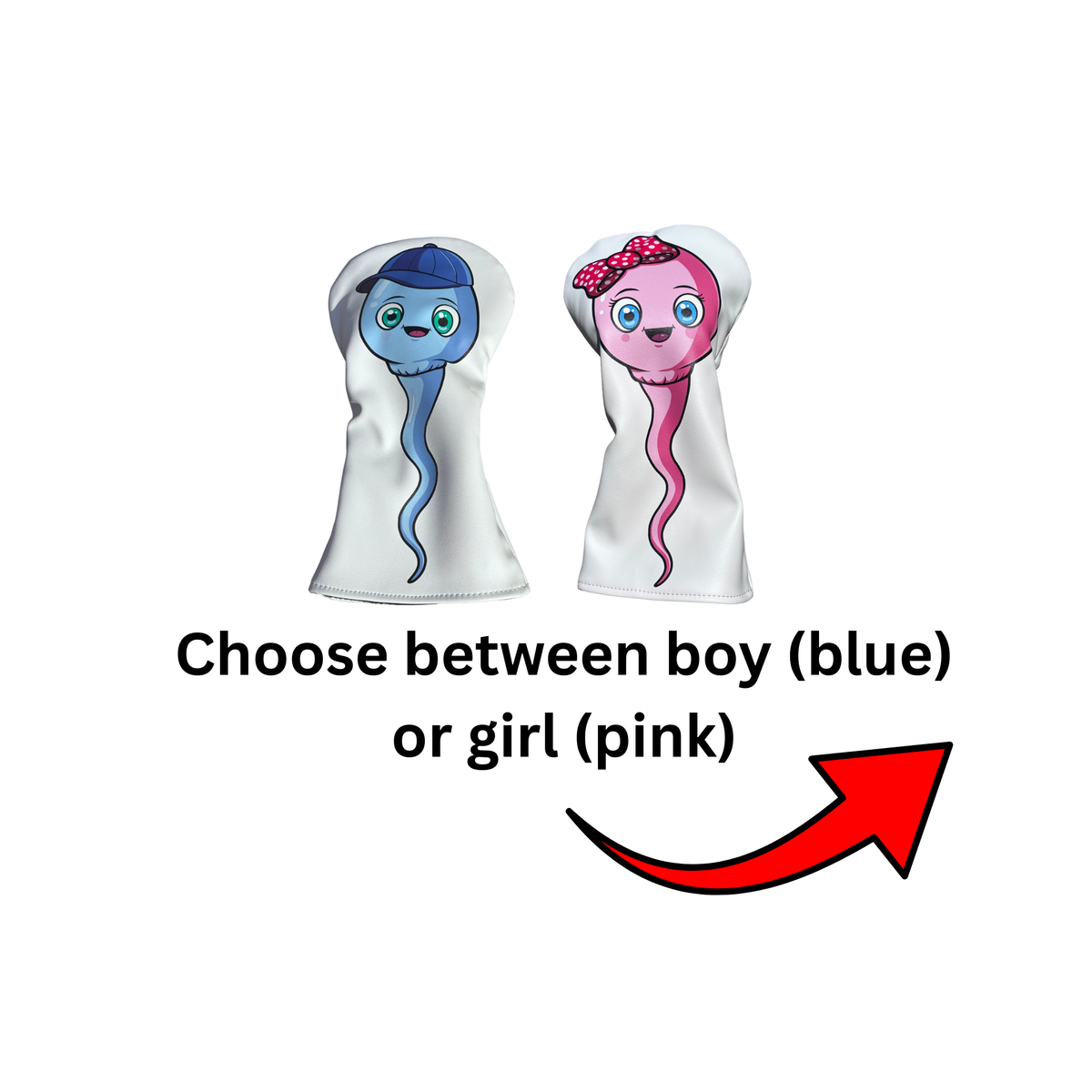 Baby Reveal Head Covers (Girl or Boy)