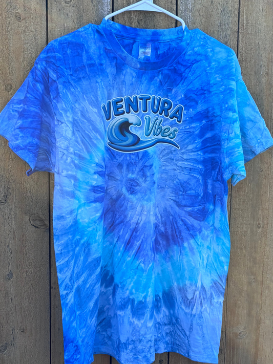 Tie Dye 3D Vibe Wave Blue
