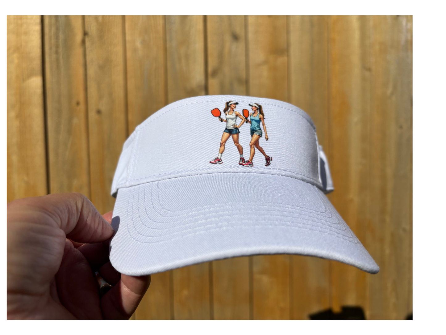Pickle Pals White Visor