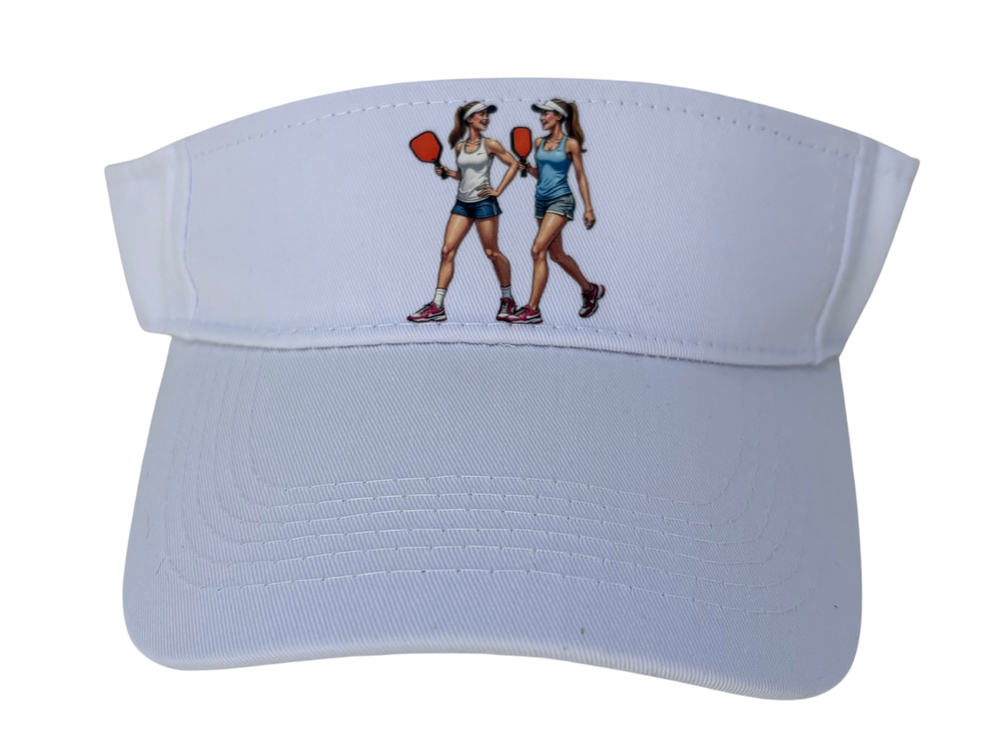 Pickle Pals White Visor