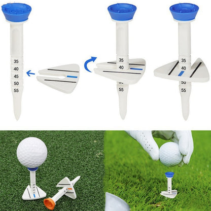 Mojo Power Golf Tees – Adjustable Height & Aiming Guide