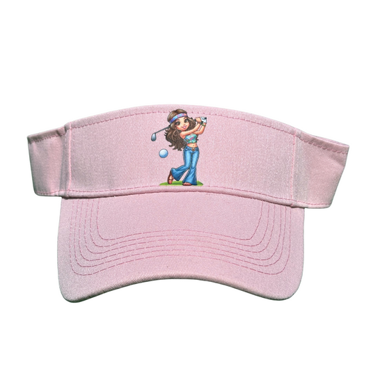Hippie Chick Golf Visor