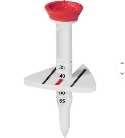 Mojo Power Golf Tees – Adjustable Height & Aiming Guide