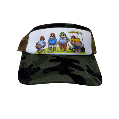 Naughty Sloths Camouflage Visor
