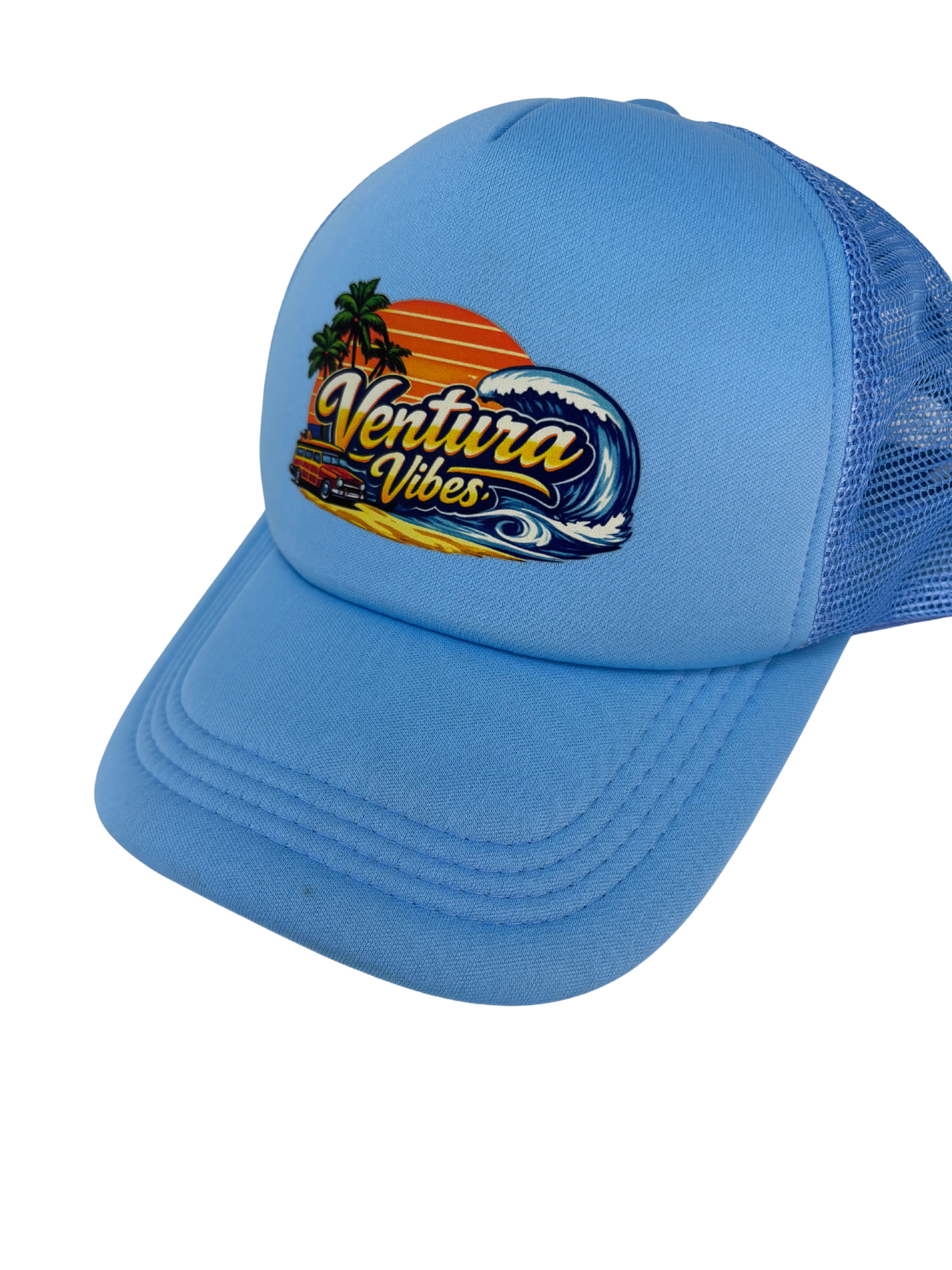 Ventura Vibe Retro Cap Foam Blue
