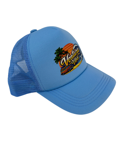 Ventura Vibe Retro Cap Foam Blue