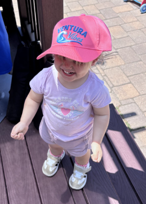 3D Vibe Wave Pink Cap