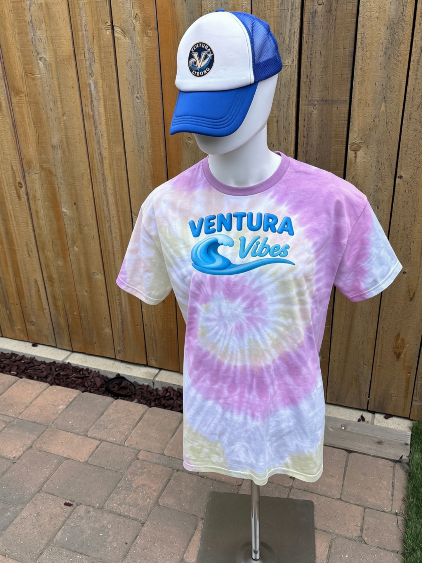 Tie Dye 3D Vibe Wave Tee
