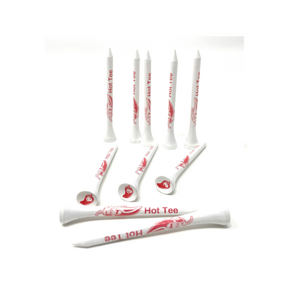 Red Hot Tees  (Set of Golf Tees 50)