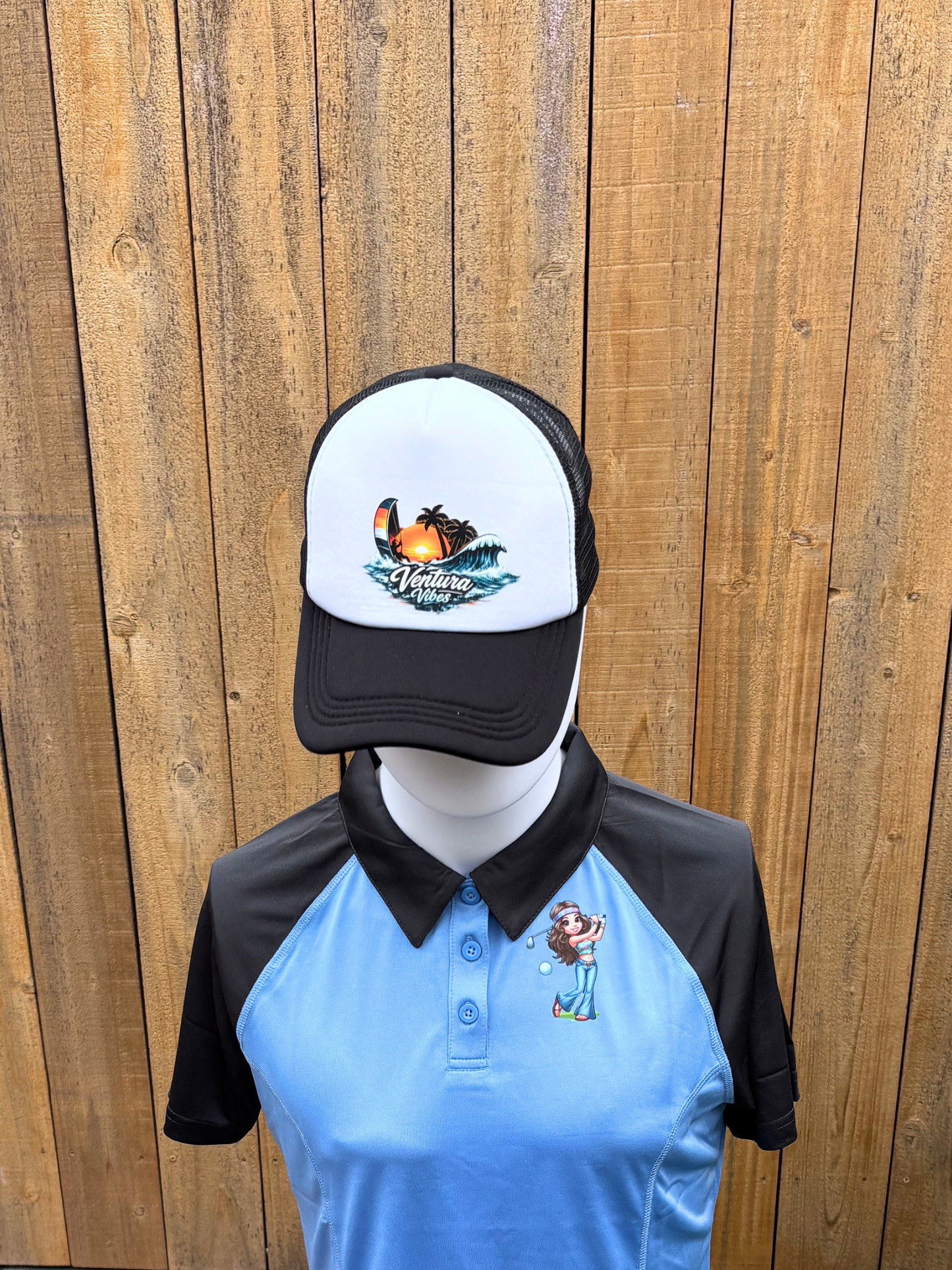 Hippie Chick Golf Polo