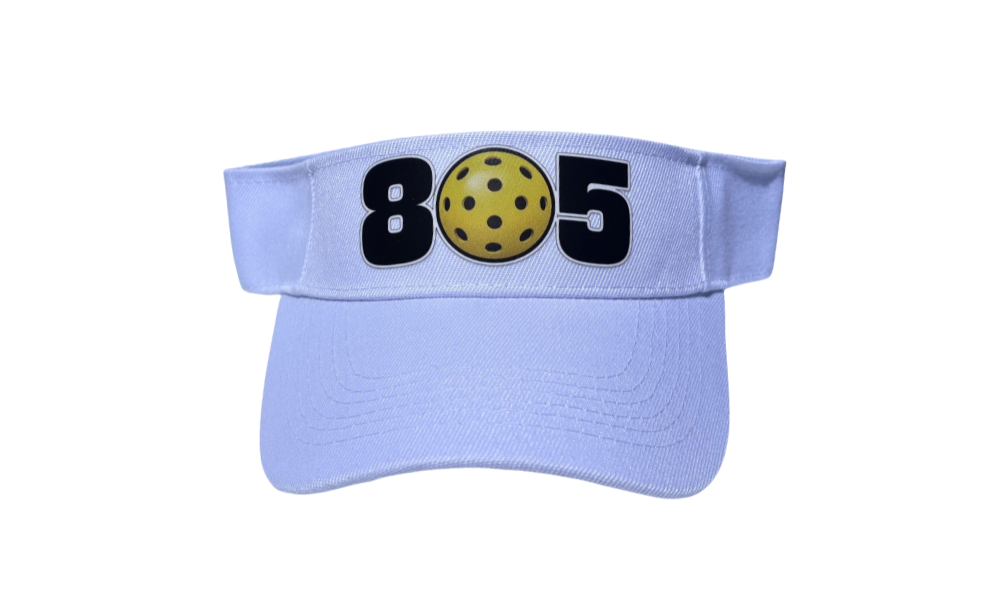 805 Pickleball Visor White