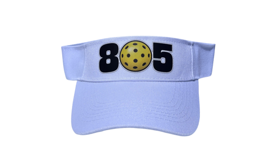 805 Pickleball Visor White