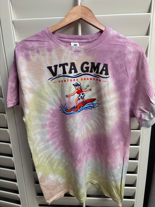 Pink Tie Dye GMA Surfer Tee