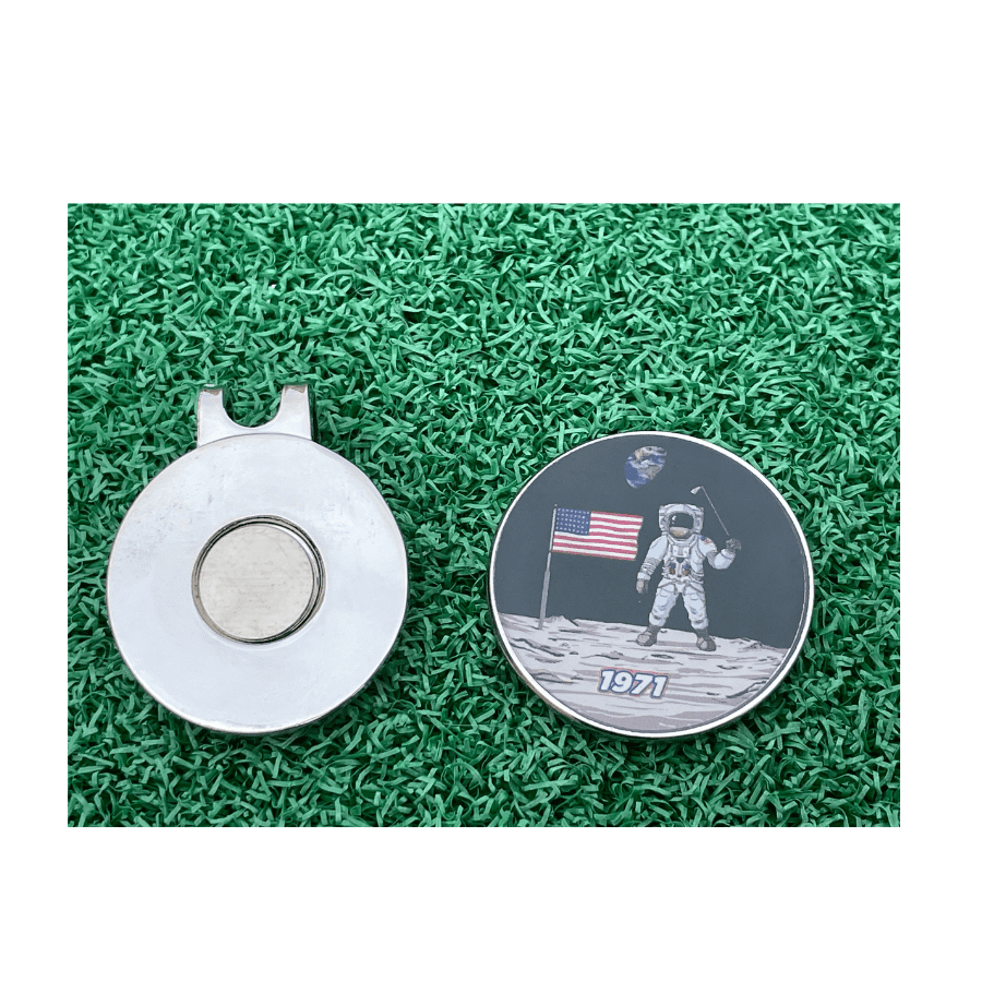 1971 moon landing golf ball marker.