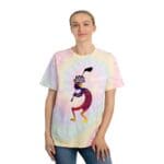 mockup-of-a-woman-holding-a-hanger-with-a-round-neck-tee-m772KOKO