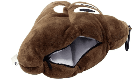 A brown stuffed animal with its mouth open.